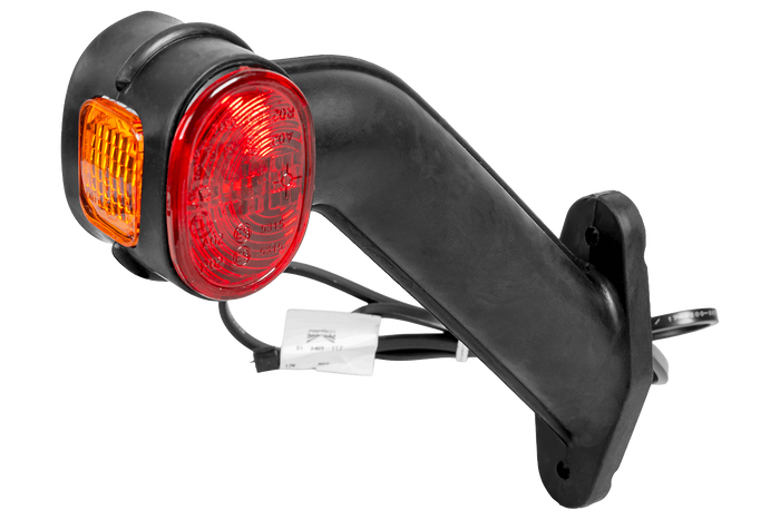ASPÖCK SUPERPOINT II left marker lamp on a rubber arm with a side cable