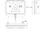 HORPOL LZD 3215+3216 rear lights, 2m cable, 7 functions, left+right