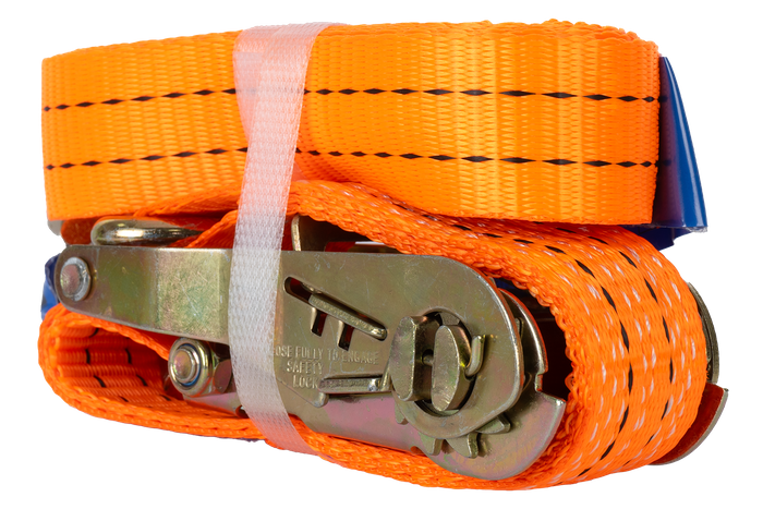 UNITRAILER 3m/35mm/2t orange transport belt with tensioner