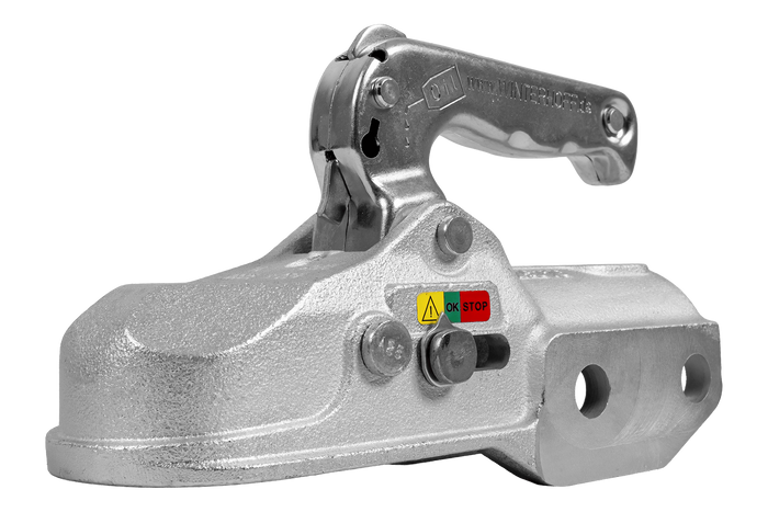 WINTERHOFF WW 350-RCH-1616 ball hitch for 3500kg trailer with 60mm pipe drawbar, cast iron
