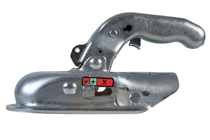 KNOTT KK14-A ball hitch for a 1400kg trailer with a 50mm tubular drawbar