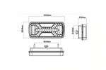 KAMAR X-SPIDER L2430+L2431 rear lights bayonet 5PIN 7 functions left+right