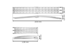 UNITRAILER ALR003 foldable ramps aluminum ramps for trailers 221cm 680kg with belt and support, set of 2