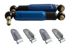 Set: 2x AL-KO Octagon shock absorber blue 1350-2700 kg + 2x sets of AL-KO brackets