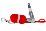 UNITRAILER 3m/25mm/1t red transport belt with tensioner
