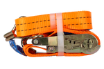 Set of four UNITRAILER 3m/35mm/2t orange transport belts with tensioner