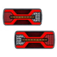 KAMAR X-SPIDER L2430+L2431 rear lights bayonet 5PIN 7 functions left+right