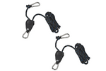 Set of two ProPlus 320054V01 wire rope winches, wire rope hoist with ratchet, 2.5m, 136kg