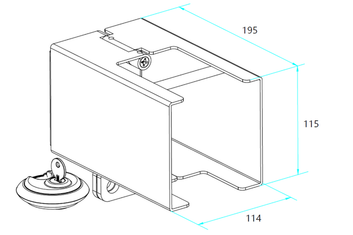 Hitch lock Unitrailer TRAILER PRO-BOX XL