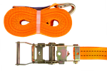 UNITRAILER 8m/35mm/2t orange transport belt with tensioner