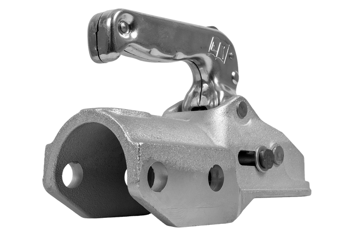 WINTERHOFF WW 350-RCH-1616 ball hitch for 3500kg trailer with 60mm pipe drawbar, cast iron