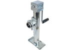 Extendable support with UNITRAILER TJ5001+TJ5002A adapter for 1300kg flatbed trailer 364-614mm