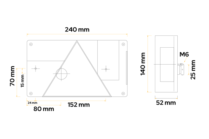 ASPÖCK Multipoint I 6-function rear light right