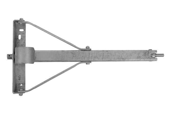 KNOTT 6X1197.007 extendable corner support stabilizer for trailer 1100kg 498mm
