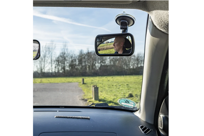 ProPlus 750641 panoramic rearview mirror with holder and suction cup 55x115mm