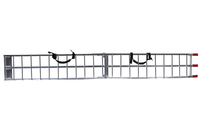 UNITRAILER ALR002 foldable ramps aluminum ramps for trailers 221cm 680kg with belt, set of 2