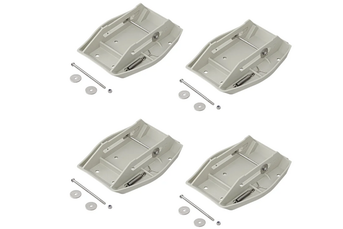 Set of four ProPlus 361519 trailer stabilizer support pads with spring 20.5x27.5cm